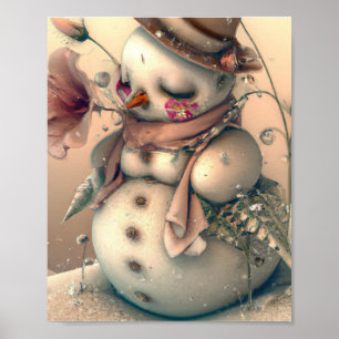 Snowman, Snowwoman, Poster