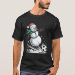 Snowman Soccer Player Christmas Xmas for Kids Men T-Shirt<br><div class="desc">Snowman Soccer Player Christmas Xmas for Kids Men</div>