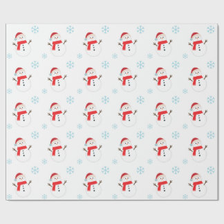 SNOWMAN sock for warm decor Christmas Wrapping Paper