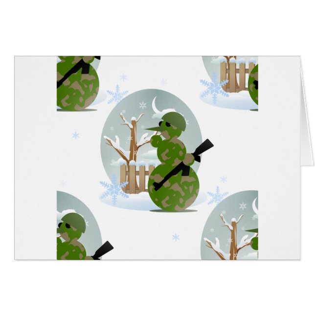 snowman soldier christmas (Front Horizontal)