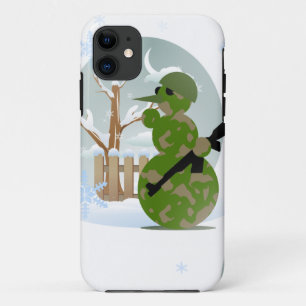 snowman soldier christmas Case-Mate iPhone case