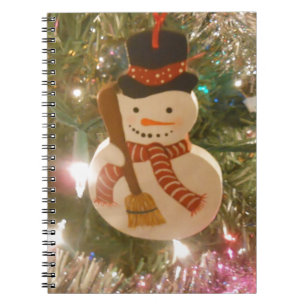 Snowman Spiral Notebook
