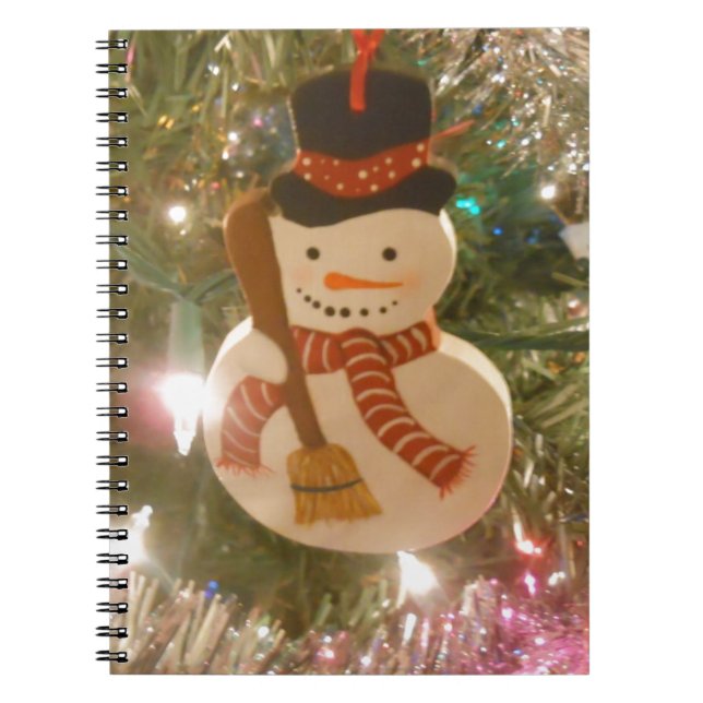 snowman spiral notebook (Front)