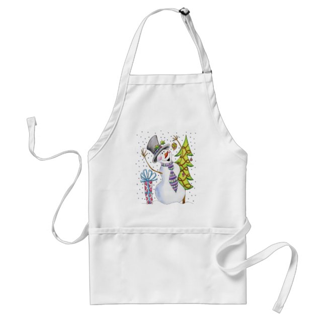 Snowman Standard Apron (Front)