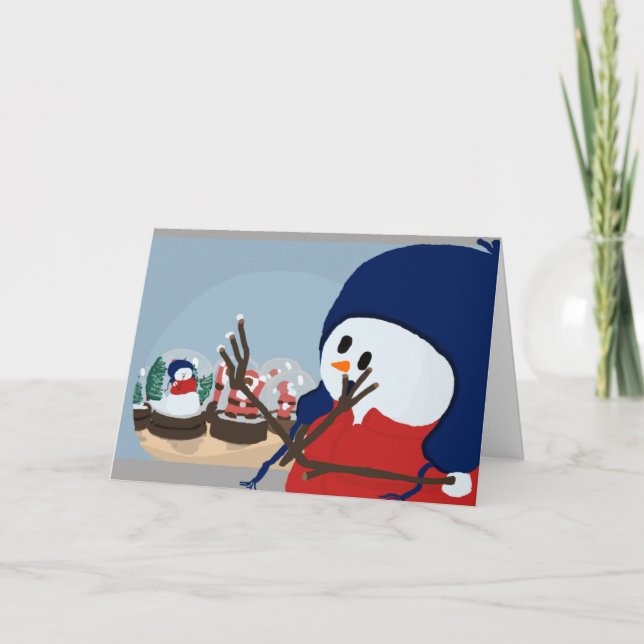 Snowman Stansfield Holiday Card (Front)
