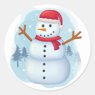 Snowman Sticker