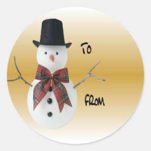 Snowman Sticker