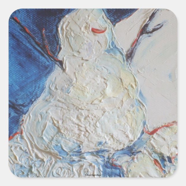 Snowman Sticker (Front)