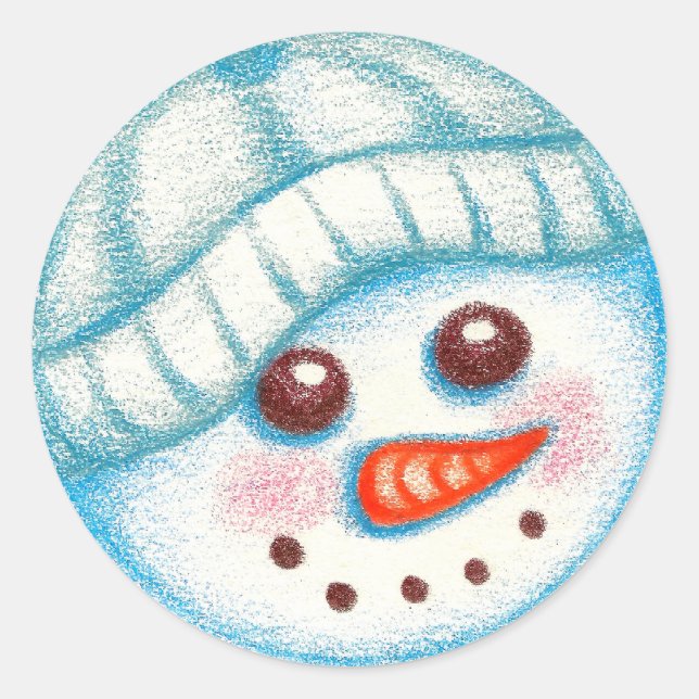 Snowman Sticker (Front)