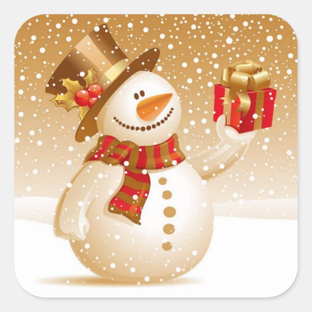 Snowman Stickers (Front)