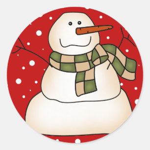 Snowman Stickers