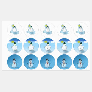 snowman stickers