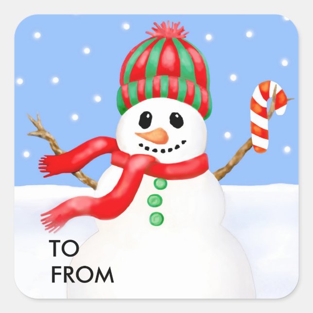 Snowman Stickers (Front)