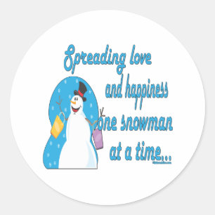Snowman stickers