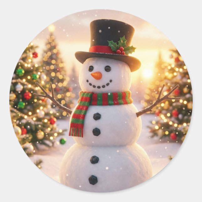 Snowman stickers christmas collection  (Front)