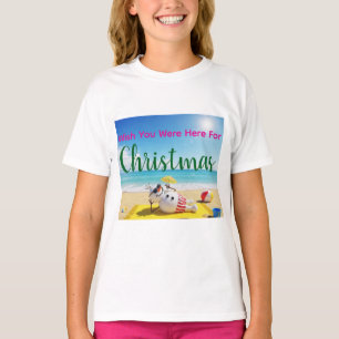 Snowman Sunbathing T-Shirt