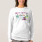 snowman sweatshirt with pansies