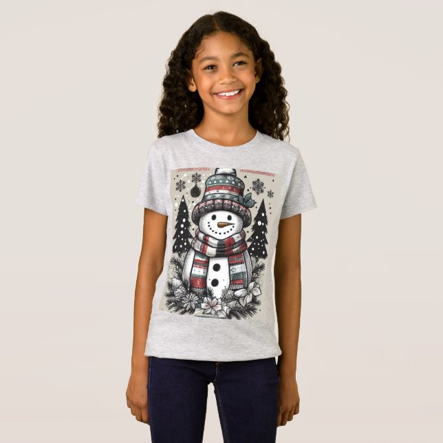 Snowman T-Shirt (Front Full)