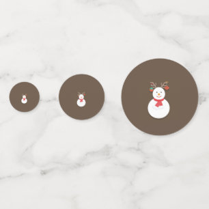 Snowman Table Confetti