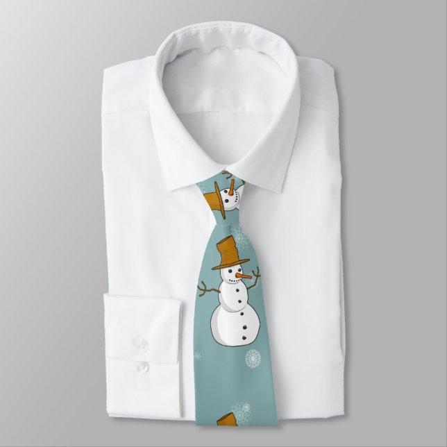 Snowman Tie (Tied)