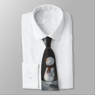 Snowman Tie