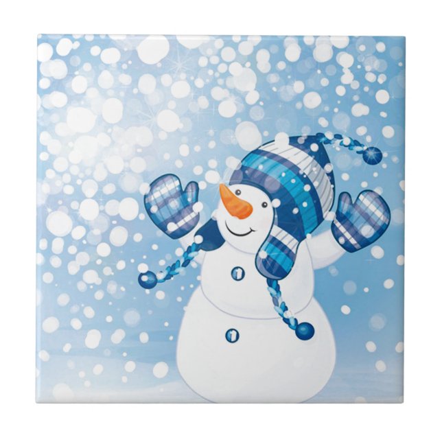 Snowman Tile (Front)