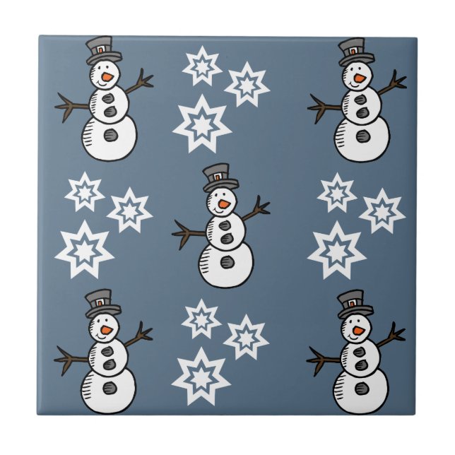 Snowman Tile (Front)