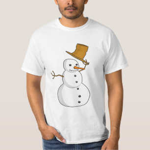 Snowman Tipping Hat Shirt