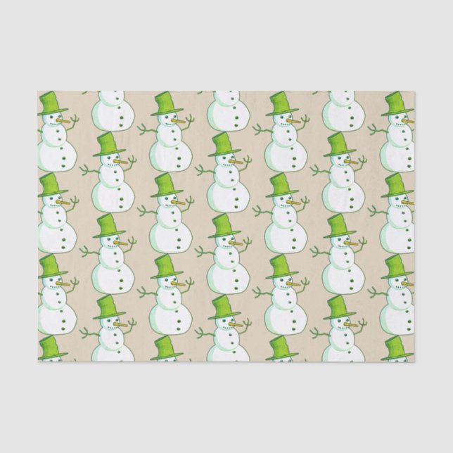 Snowman Tissue Paper (Front)