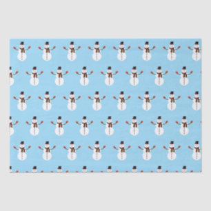 snowman tissue paper