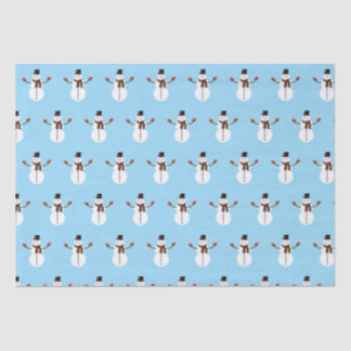 snowman tissue paper