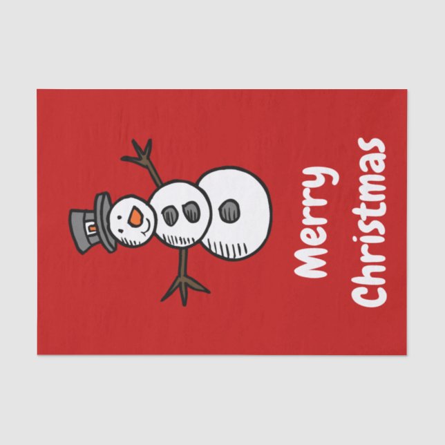 Snowman Tissue Paper (Front)
