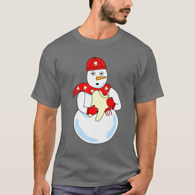 Snowman Tooth T-Shirt (Front)