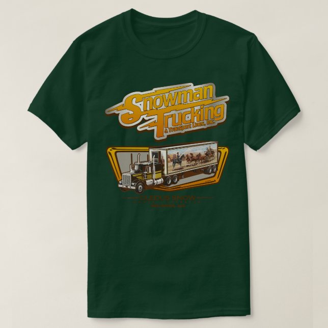SNOWMAN TRUCKING INC T-Shirt (Design Front)