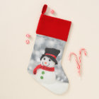Snowman Velvet Lined Premium ChristmasStocking