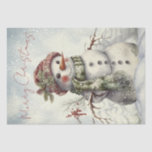 Snowman Watercolor Winter Christmas Tissue Paper<br><div class="desc">Snowman Watercolor Winter Christmas</div>