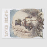 Snowman Watercolor Winter Christmas Tissue Paper<br><div class="desc">Snowman Watercolor Winter Christmas</div>