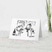 Snowman wine tasting