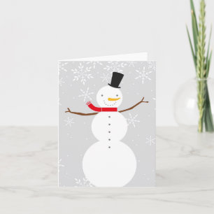 snowman winter card