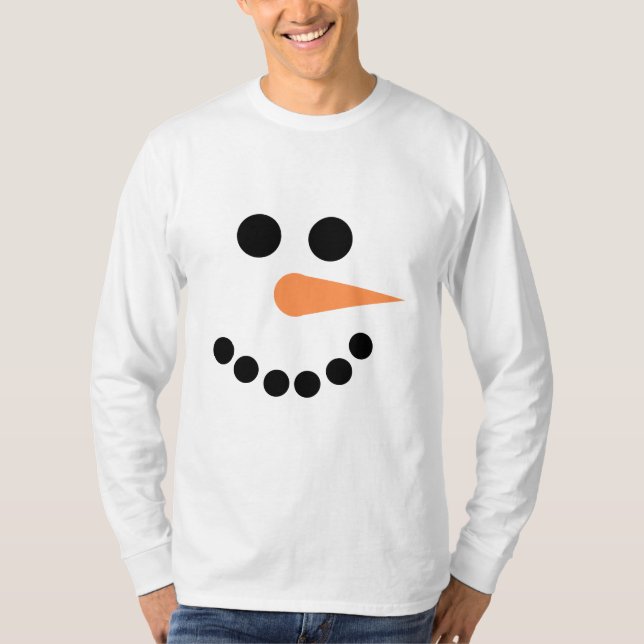 Snowman - Winter Holiday Christmas - Costume/ T-Shirt (Front)
