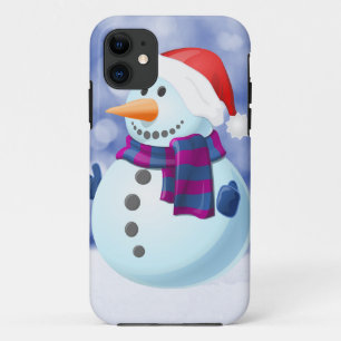 Snowman Winter Merry Christmas Snow Case-Mate iPhone Case