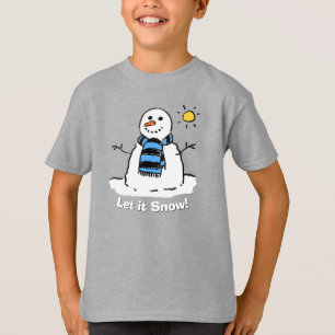 Snowman with Message! T-Shirt
