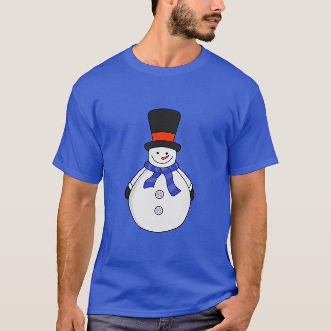 Snowman with top hat (Front)