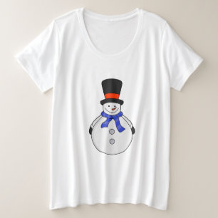 Snowman with top hat