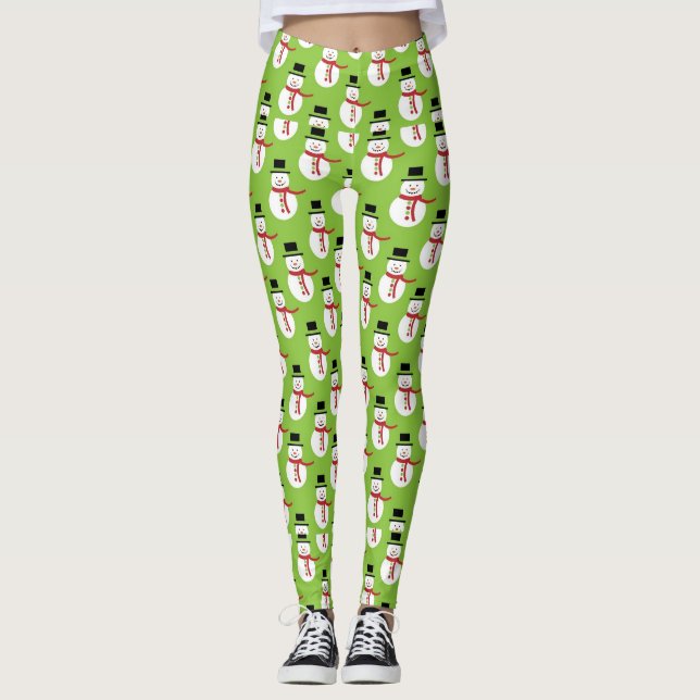 Snowman Women's Leggings (Front)