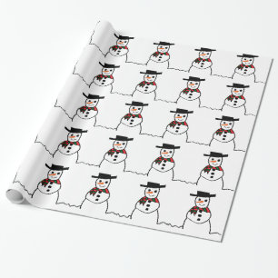 Snowman Wrapping Paper