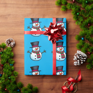 Snowman Wrapping Paper