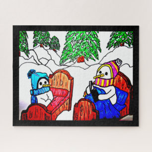 SNOWMANS BEDTIME STORY JIGSAW PUZZLE