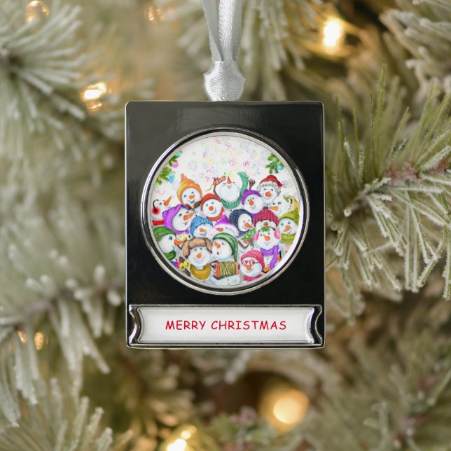 Snowmans Christmas Ornament Gift (Tree)