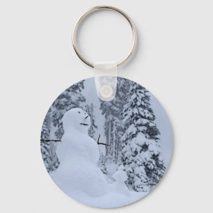 Snowman's Paradise Key Ring
